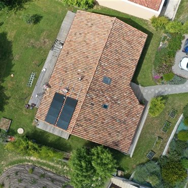 Installation panneaux solaires, Millau