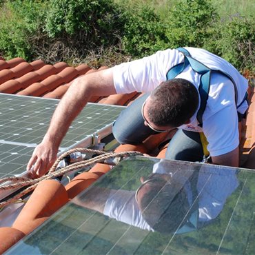 Installation panneaux solaires, Aveyron